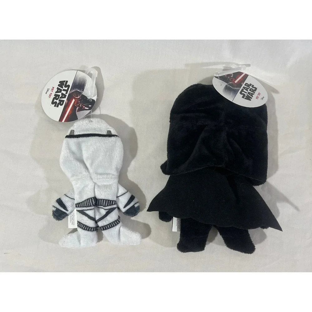 Star Wars Darth Vader Stormtrooper Pet Dog Toy Plush Figure 8